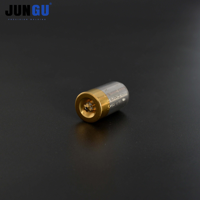 Punzone per intestazione a forma di fiore con rivestimento in titanio Punzone in ottone